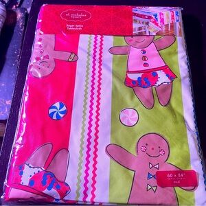 NWT- St. Nicholas Square - Holiday Themed Table cloth